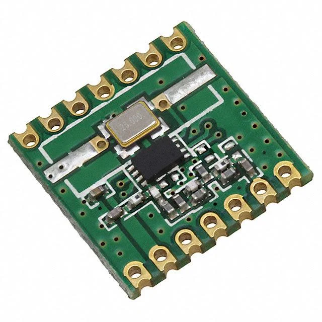 Populated printed circuit board with mounted electronic components