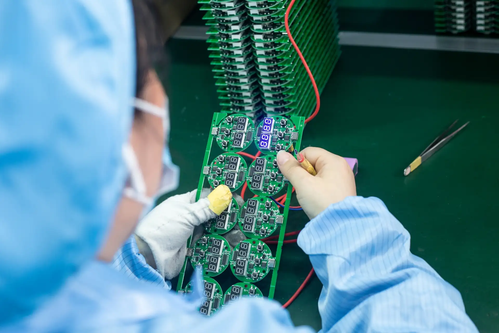 Quality & Testing manufacturing and product illustration